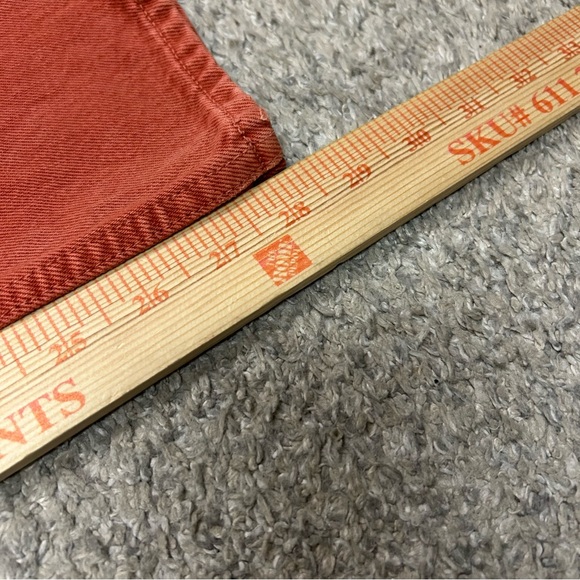 GRLFRND The Karolina Jeans Women’s 24 Button Fly Red Skinny High Rise New NWT - Picture 6 of 12